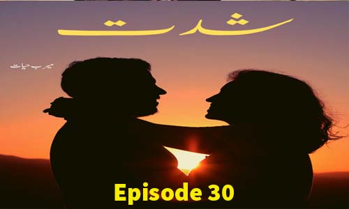 Shiddat by Meerab Hayat Novel Episode 30
